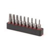 Tekton 1/4 Inch Star Bit Set with Rail, 9-Piece (T7-T30) DZT93001